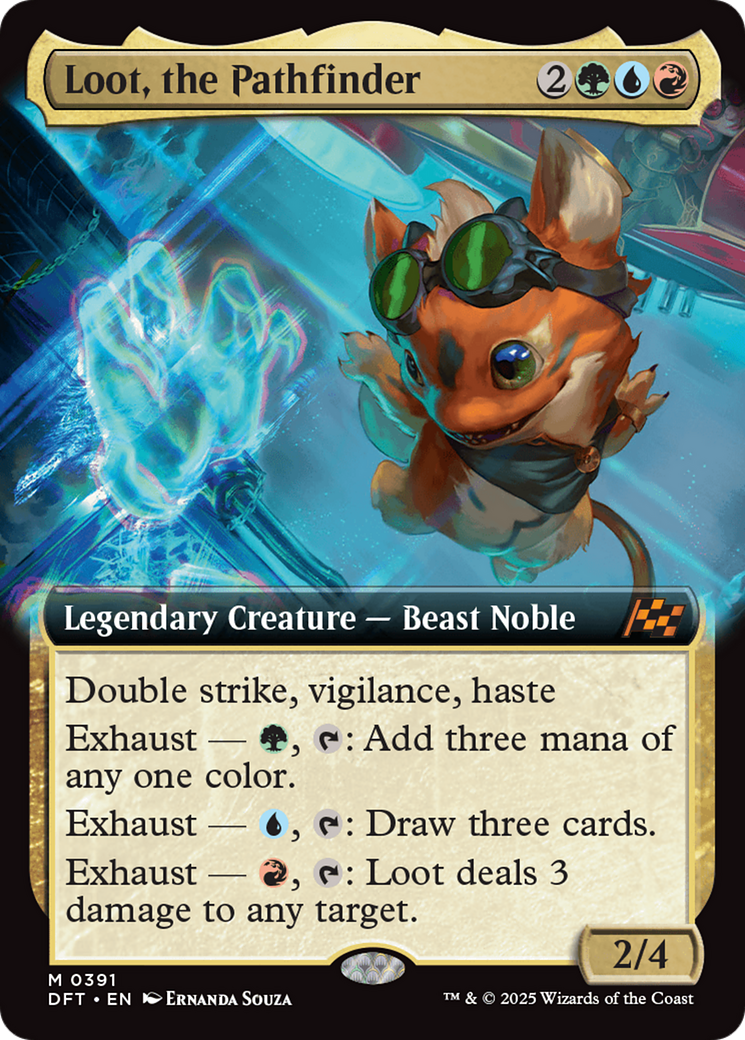 Loot, the Pathfinder (Extended Art) [Aetherdrift] | Exor Games Dartmouth