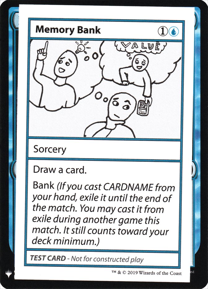 Memory Bank [Mystery Booster Playtest Cards] | Exor Games Dartmouth