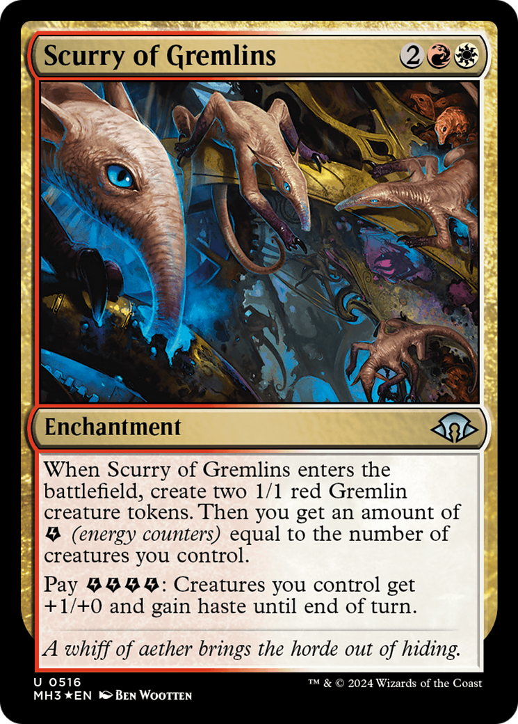 Scurry of Gremlins (Ripple Foil) [Modern Horizons 3] | Exor Games Dartmouth