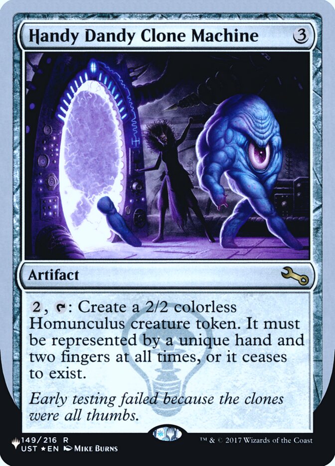 Handy Dandy Clone Machine (Unfinity Foil Edition) [The List] | Exor Games Dartmouth
