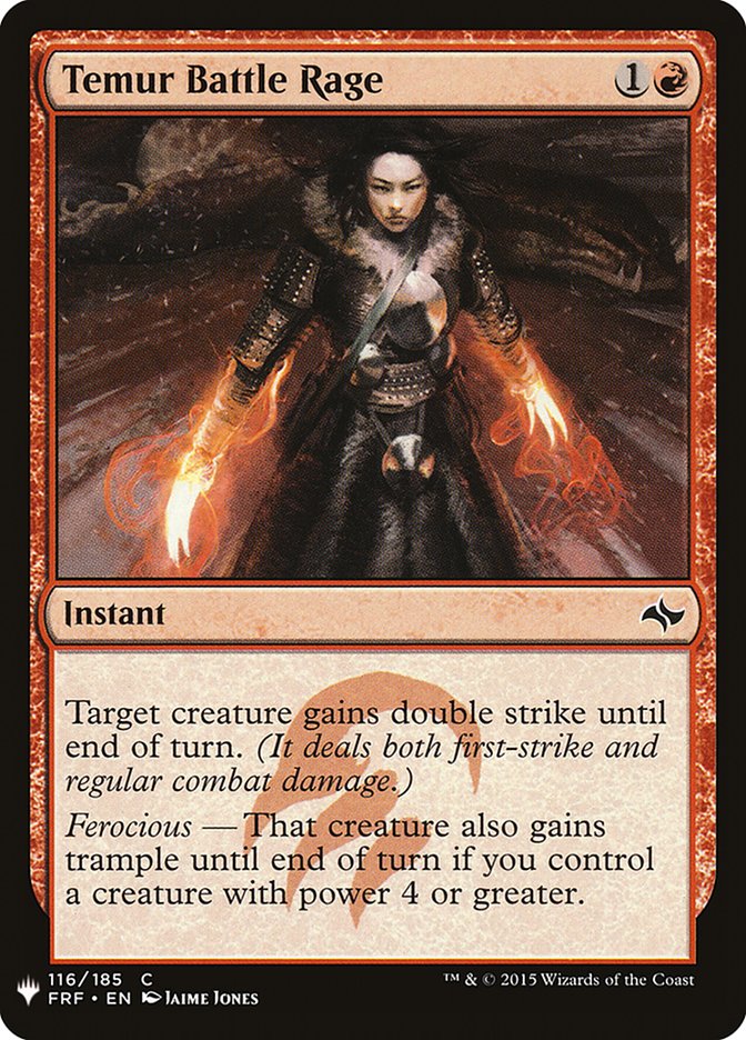 Temur Battle Rage [Mystery Booster] | Exor Games Dartmouth