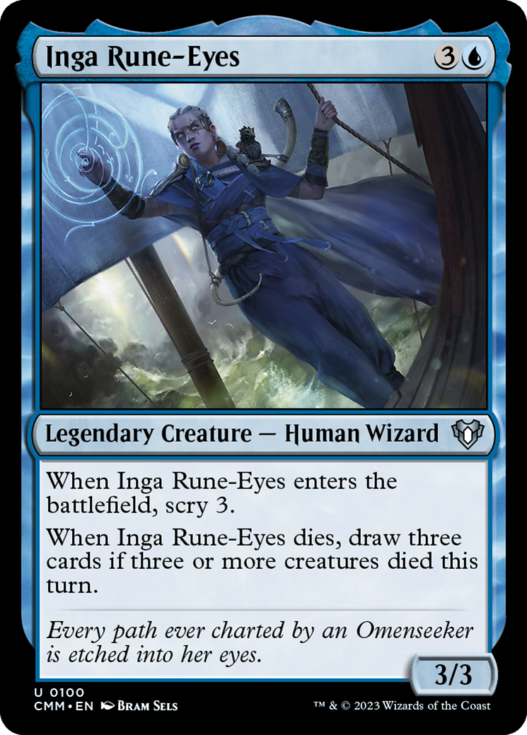 Inga Rune-Eyes [Commander Masters] | Exor Games Dartmouth