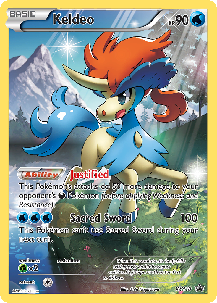 Keldeo (XY118) [XY: Black Star Promos] | Exor Games Dartmouth