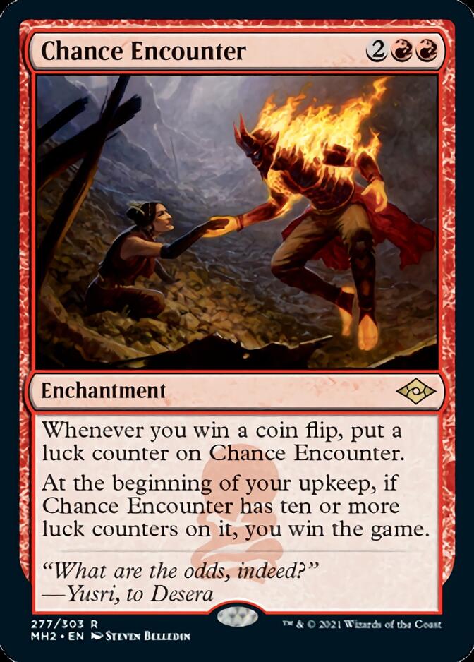 Chance Encounter (Foil Etched) [Modern Horizons 2] | Exor Games Dartmouth