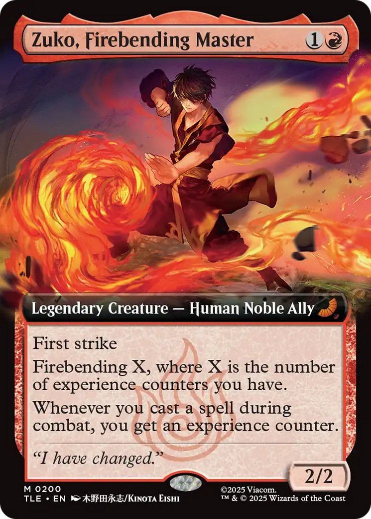 Zuko, Firebending Master (Extended Art) [Avatar: The Last Airbender: Eternal-Legal] | Exor Games Dartmouth