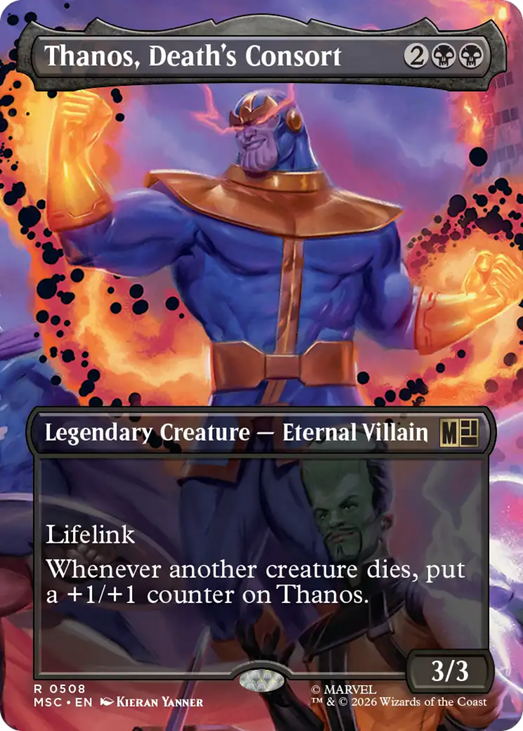 Thanos, Death's Consort (Extended Art) [Marvel Super Heroes Commander] | Exor Games Dartmouth