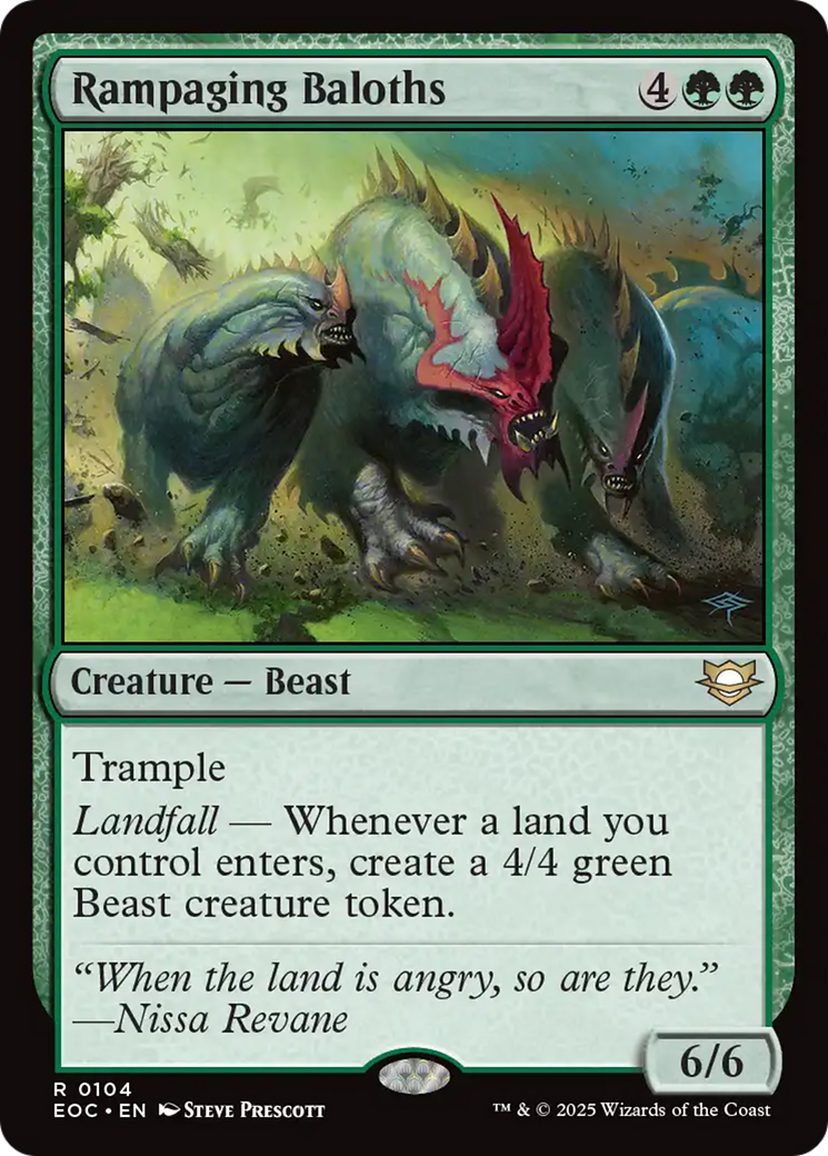 Rampaging Baloths [Edge of Eternities Commander] | Exor Games Dartmouth