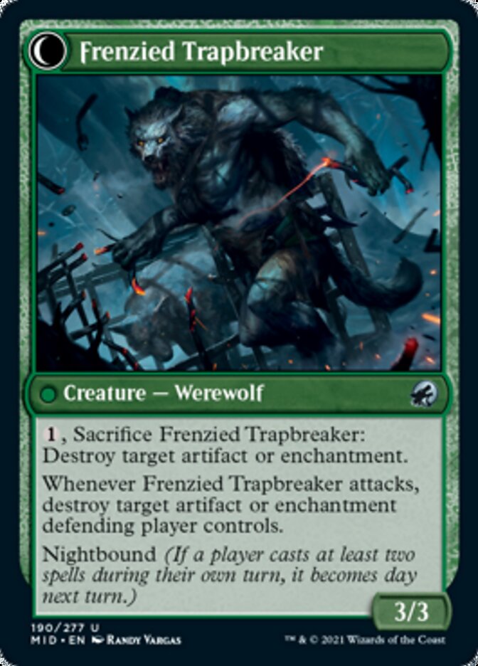 Outland Liberator // Frenzied Trapbreaker [Innistrad: Midnight Hunt] | Exor Games Dartmouth