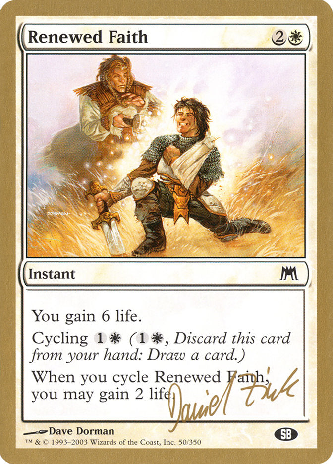 Renewed Faith (Daniel Zink) (SB) [World Championship Decks 2003] | Exor Games Dartmouth