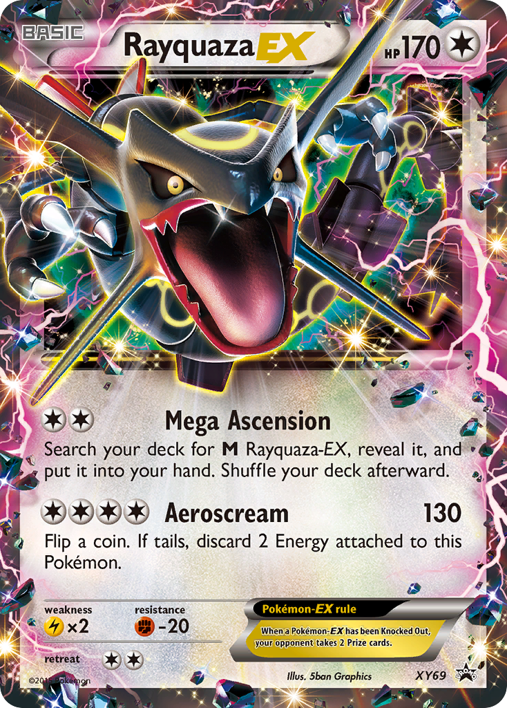 Rayquaza EX (XY69) (Shiny) [XY: Black Star Promos] | Exor Games Dartmouth