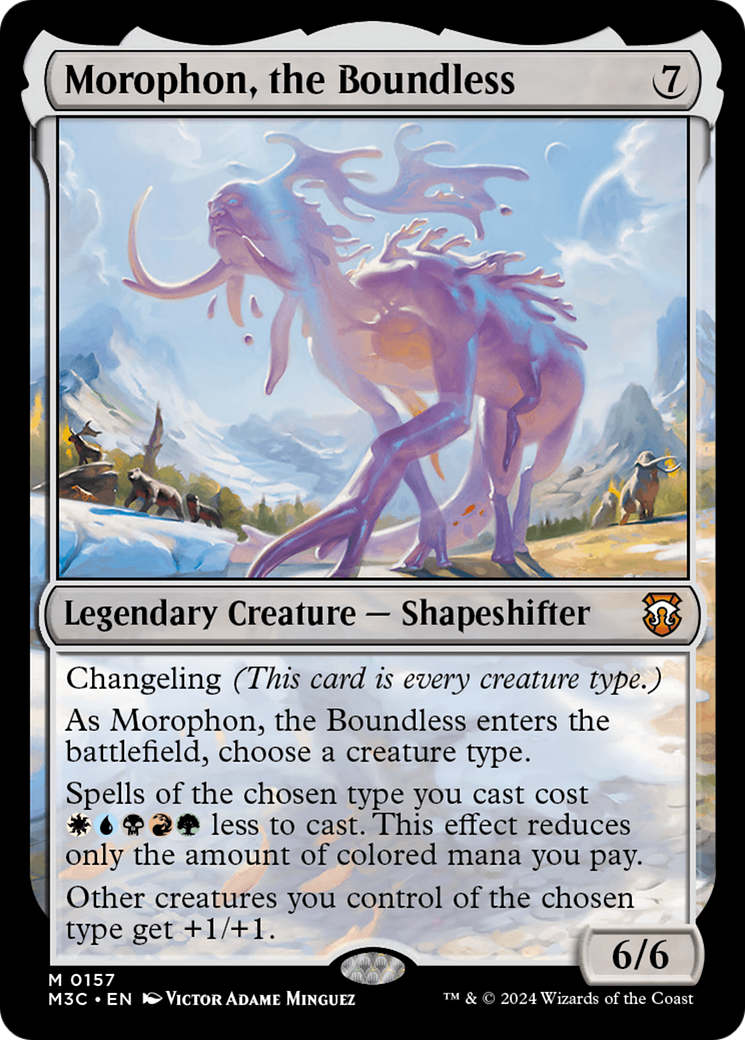 Morophon, the Boundless (Ripple Foil) [Modern Horizons 3 Commander] | Exor Games Dartmouth