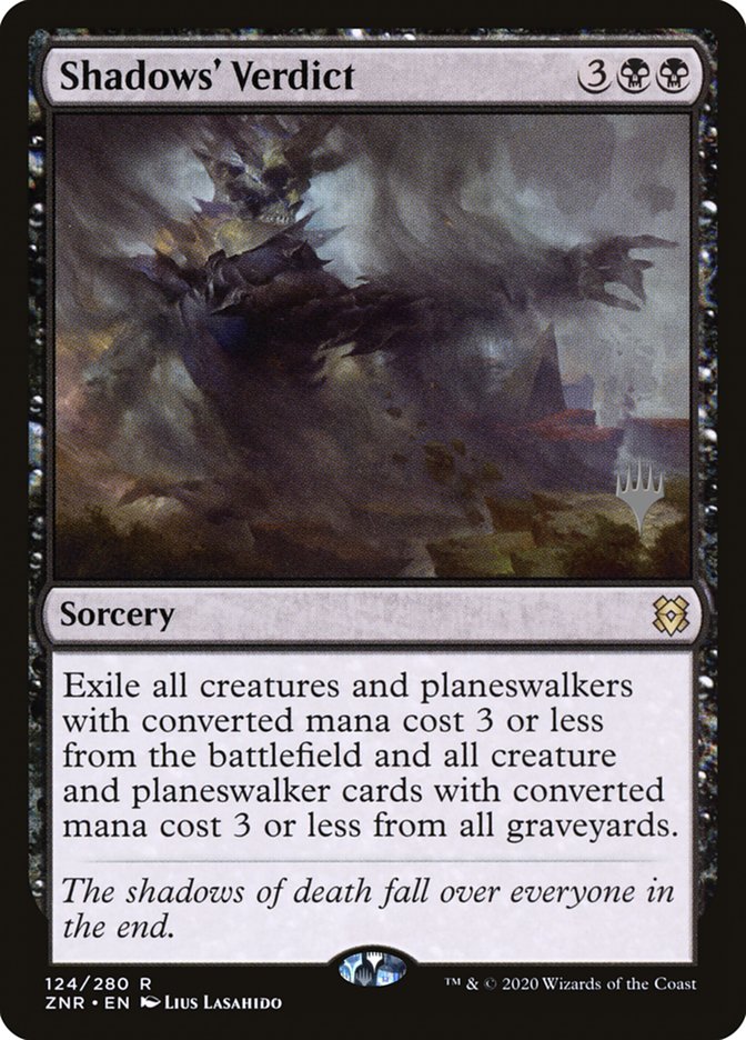 Shadows' Verdict (Promo Pack) [Zendikar Rising Promos] | Exor Games Dartmouth