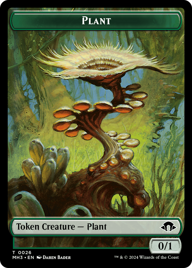 Plant Token [Modern Horizons 3 Tokens] | Exor Games Dartmouth