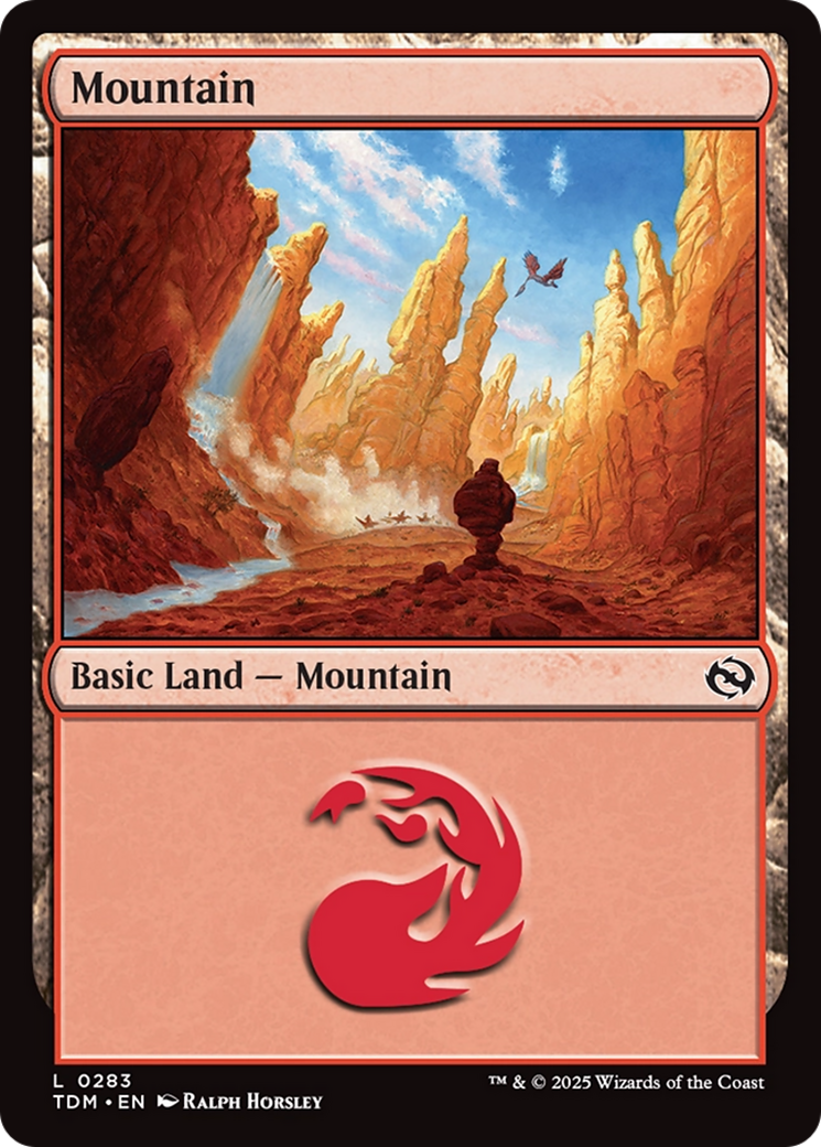 Mountain (0283) [Tarkir: Dragonstorm] | Exor Games Dartmouth