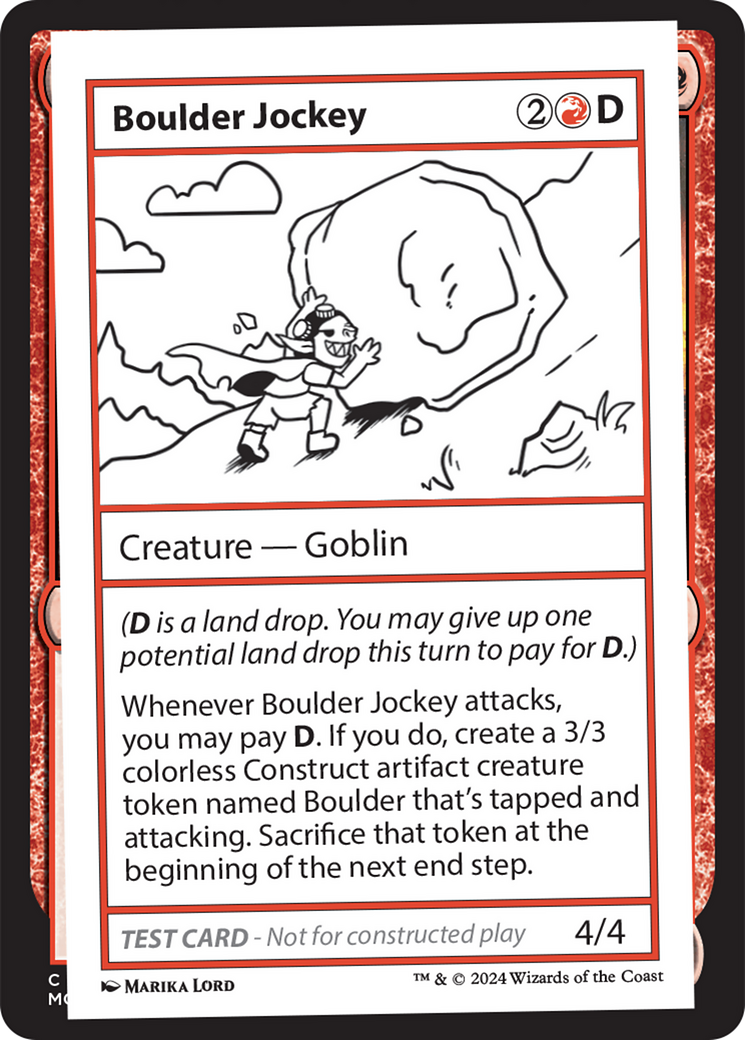 Boulder Jockey [Mystery Booster 2 Playtest Cards] | Exor Games Dartmouth