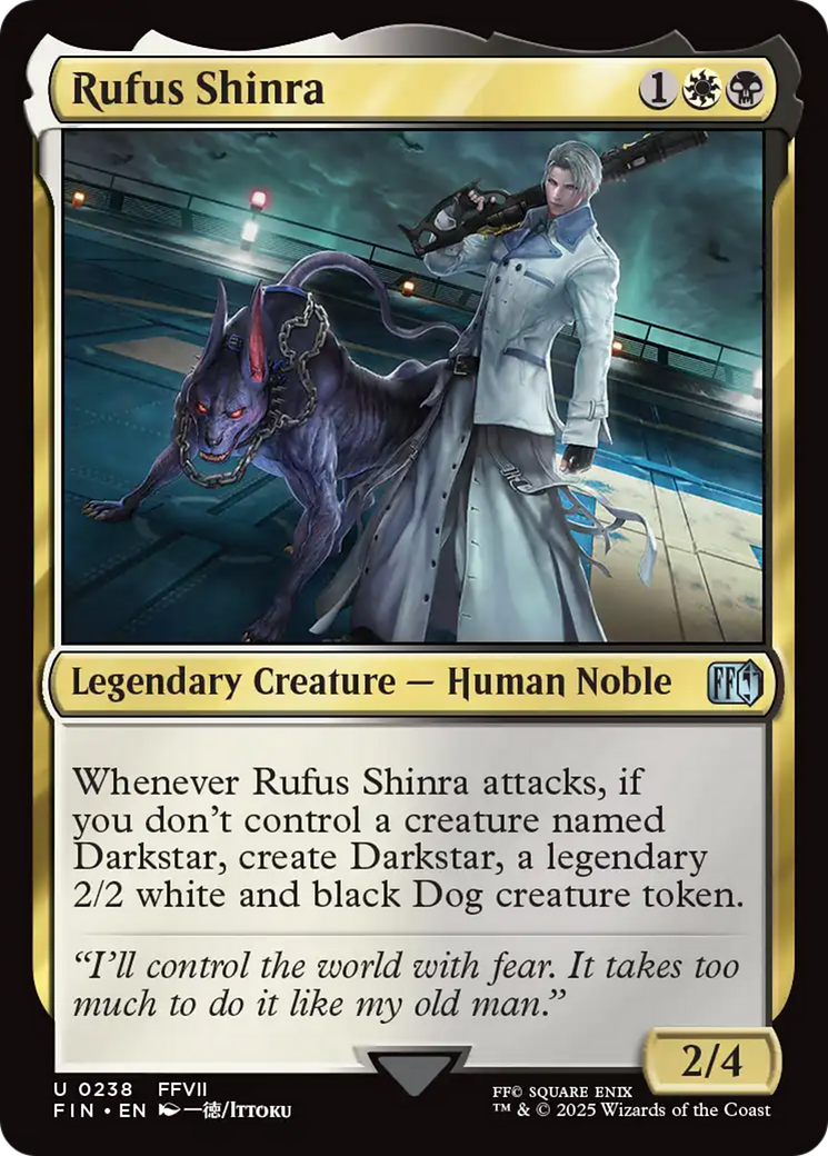 Rufus Shinra [FINAL FANTASY] | Exor Games Dartmouth