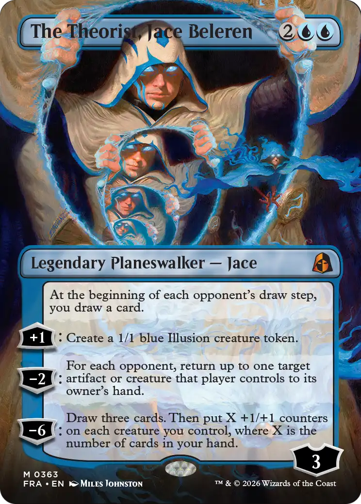 The Theorist, Jace Beleren (Borderless) (0363) [Reality Fracture] | Exor Games Dartmouth