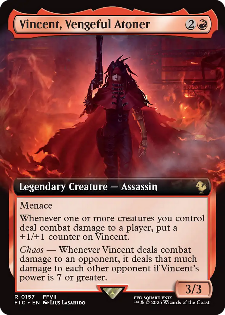 Vincent, Vengeful Atoner (Extended Art) [FINAL FANTASY Commander] | Exor Games Dartmouth