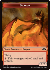 Dragon Egg // Dragon (0013) Double-Sided Token [Tarkir: Dragonstorm Commander Tokens] | Exor Games Dartmouth