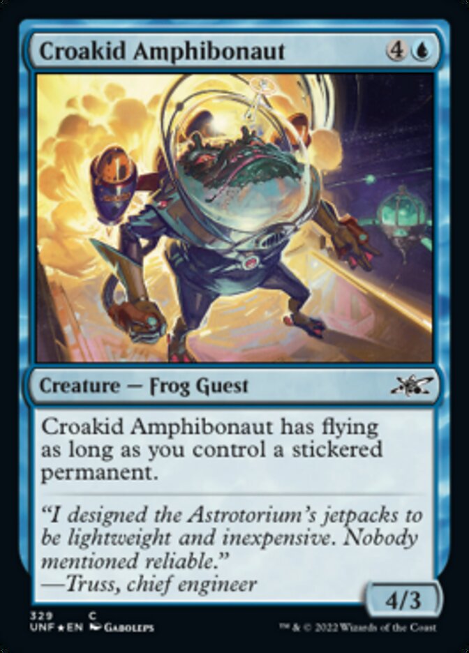 Croakid Amphibonaut (Galaxy Foil) [Unfinity] | Exor Games Dartmouth