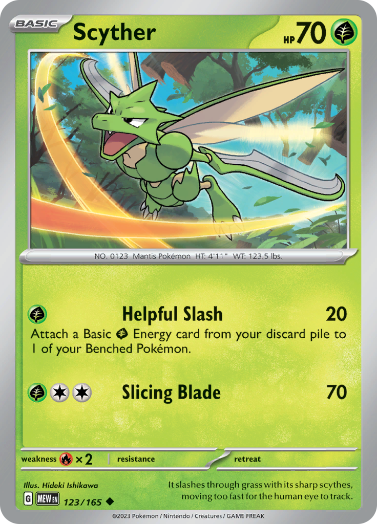 Scyther (123/165) [Scarlet & Violet: 151] | Exor Games Dartmouth