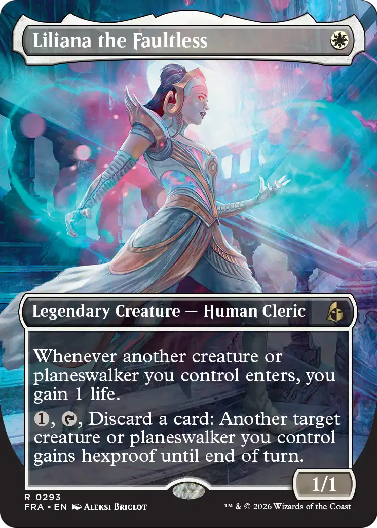 Liliana the Faultless (Borderless) [Reality Fracture] | Exor Games Dartmouth