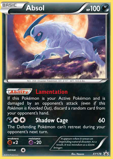 Absol (XY178) [XY: Black Star Promos] | Exor Games Dartmouth