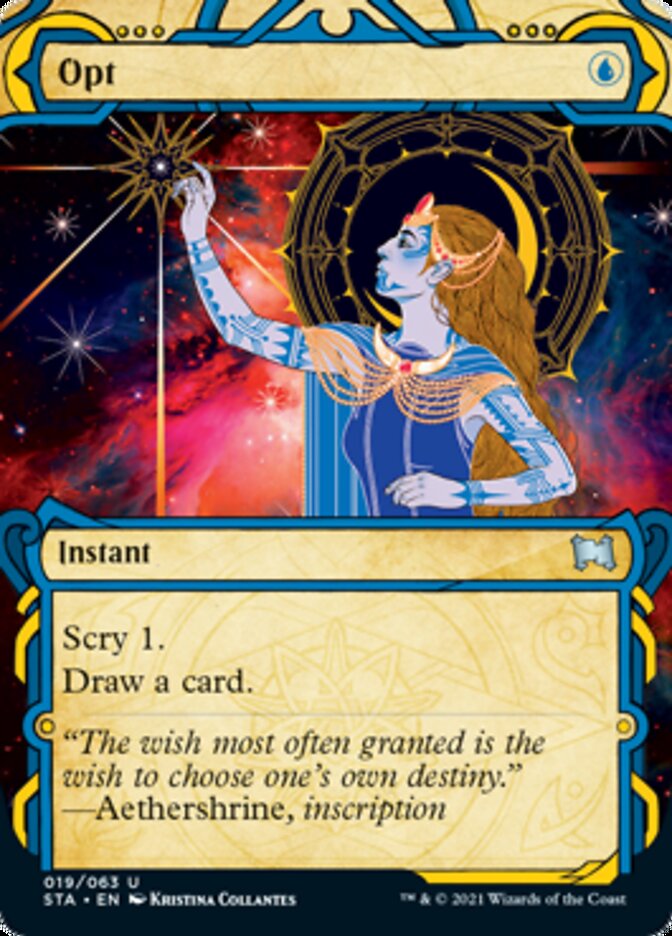Opt (Foil Etched) [Strixhaven: Mystical Archive] | Exor Games Dartmouth