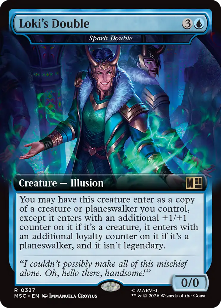 Loki's Double - Spark Double (Extended Art) [Marvel Super Heroes Commander] | Exor Games Dartmouth