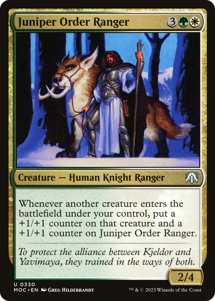 Juniper Order Ranger [March of the Machine Commander] | Exor Games Dartmouth