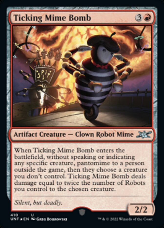 Ticking Mime Bomb (Galaxy Foil) [Unfinity] | Exor Games Dartmouth