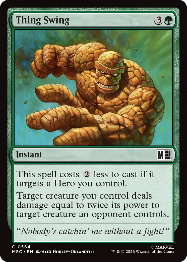 Thing Swing [Marvel Super Heroes Commander] | Exor Games Dartmouth