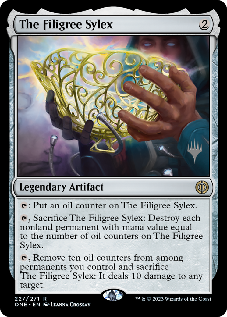 The Filigree Sylex (Promo Pack) [Phyrexia: All Will Be One Promos] | Exor Games Dartmouth