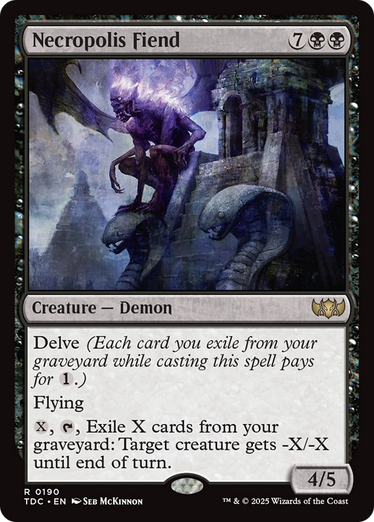Necropolis Fiend [Tarkir: Dragonstorm Commander] | Exor Games Dartmouth
