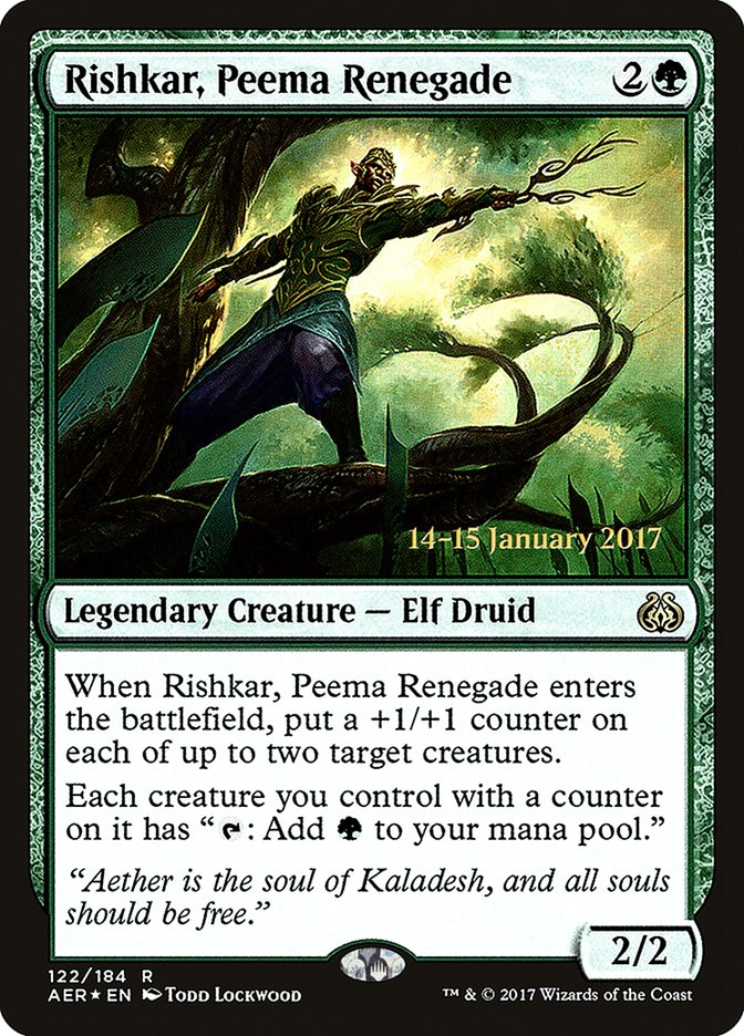 Rishkar, Peema Renegade [Aether Revolt Prerelease Promos] | Exor Games Dartmouth
