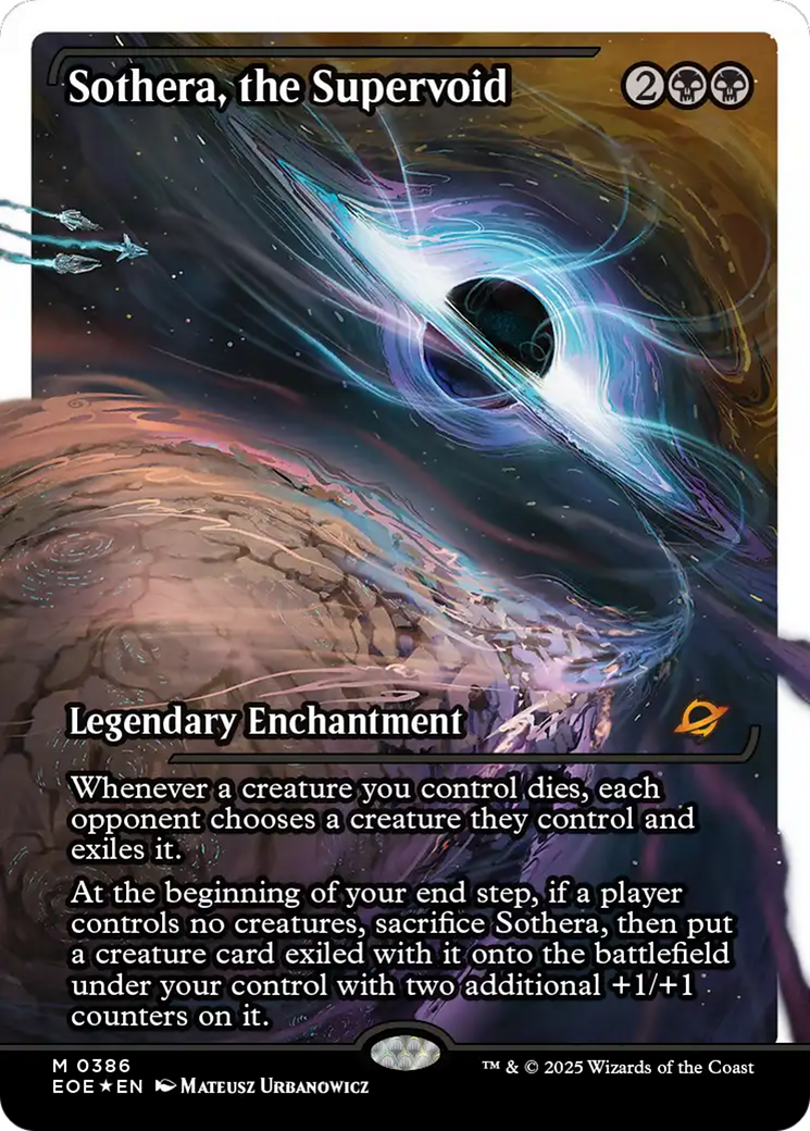 Sothera, the Supervoid (Fracture Foil) [Edge of Eternities] | Exor Games Dartmouth