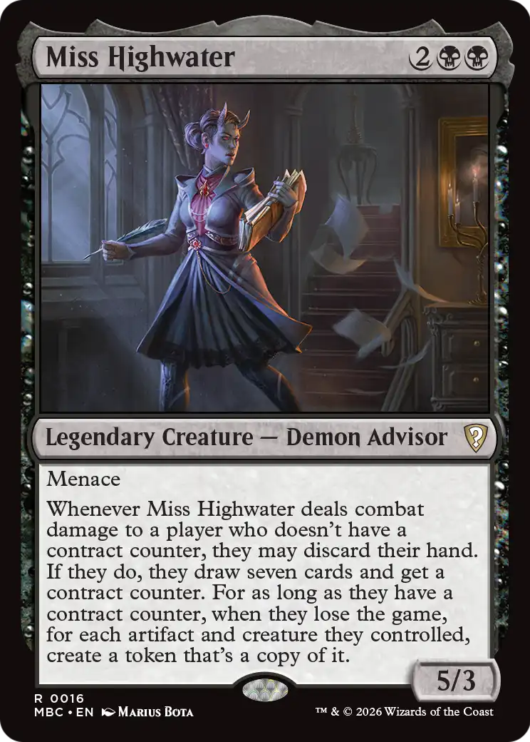 Miss Highwater [Mystery Booster: Commander Edition] | Exor Games Dartmouth