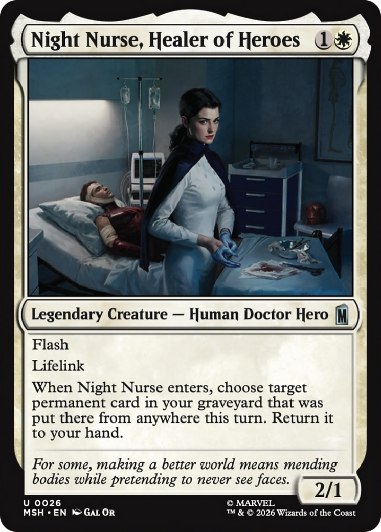 Night Nurse, Healer of Heroes [Marvel Super Heroes] | Exor Games Dartmouth