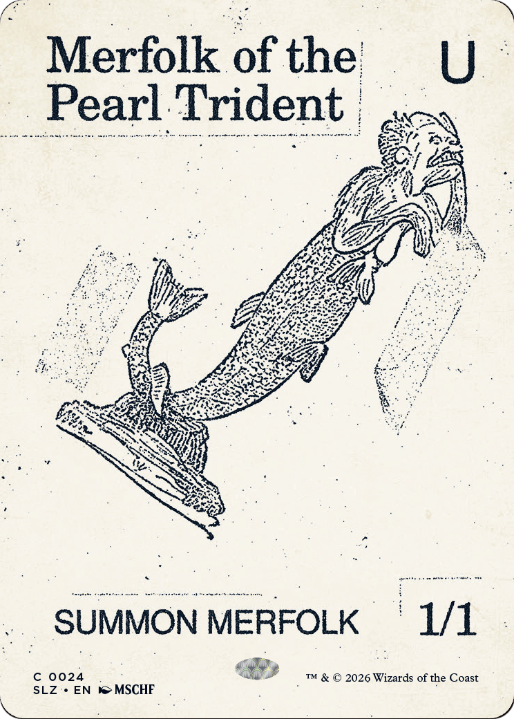 Merfolk of the Pearl Trident (0024) [Secret Lair x MSCHF: The Zeta Set] | Exor Games Dartmouth