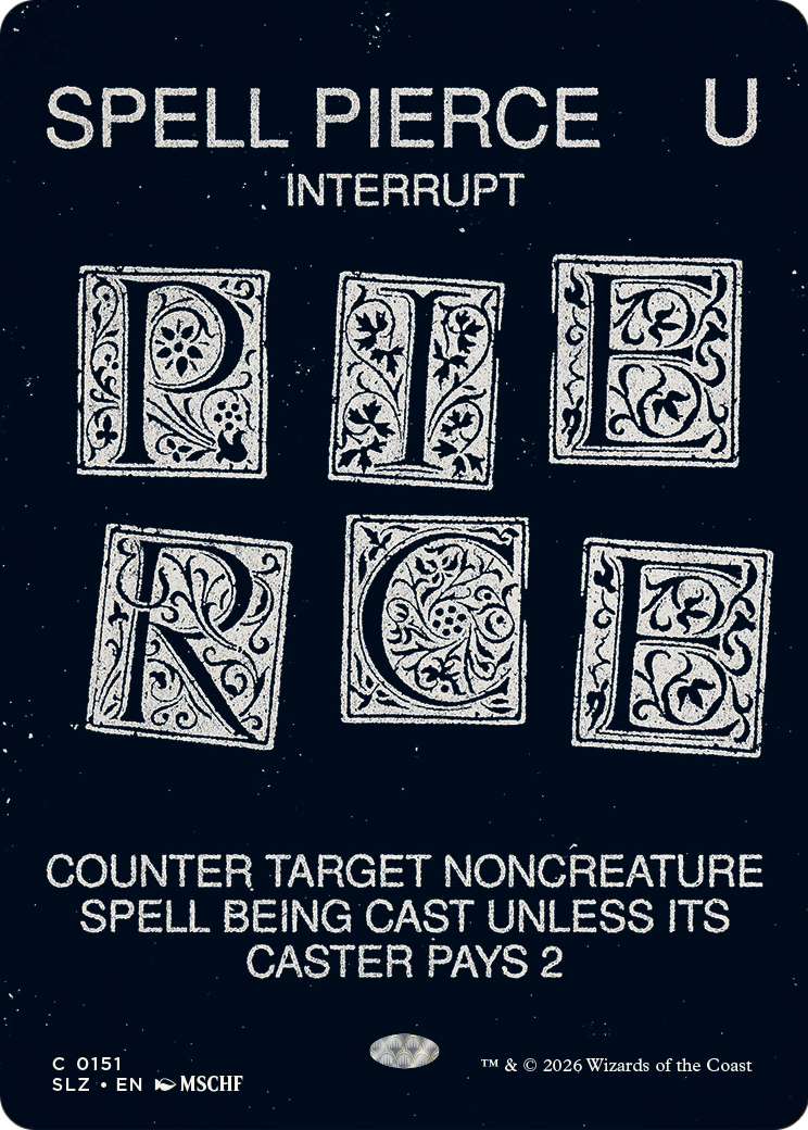 Spell Pierce (0151) [Secret Lair x MSCHF: The Zeta Set] | Exor Games Dartmouth