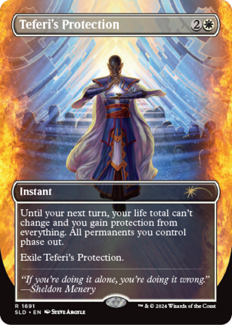 Teferi's Protection (1691) [Secret Lair: Sheldon's Spellbook] | Exor Games Dartmouth