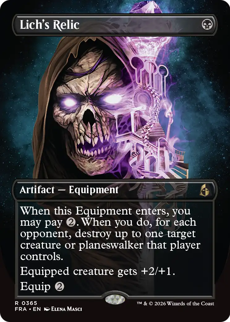 Lich's Relic (Borderless) [Reality Fracture] | Exor Games Dartmouth