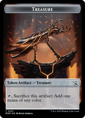 Treasure (21) // Knight Double-Sided Token [March of the Machine Tokens] | Exor Games Dartmouth