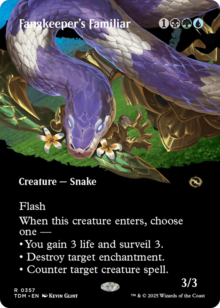 Fangkeeper's Familiar (Borderless) [Tarkir: Dragonstorm] | Exor Games Dartmouth