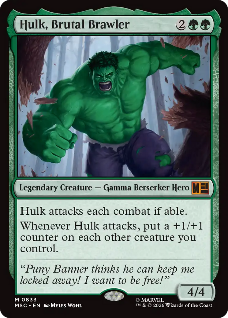 Hulk, Brutal Brawler [Marvel Super Heroes Commander] | Exor Games Dartmouth