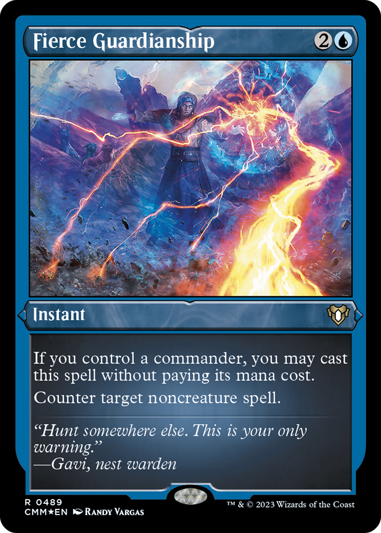 Fierce Guardianship (Foil Etched) [Commander Masters] | Exor Games Dartmouth