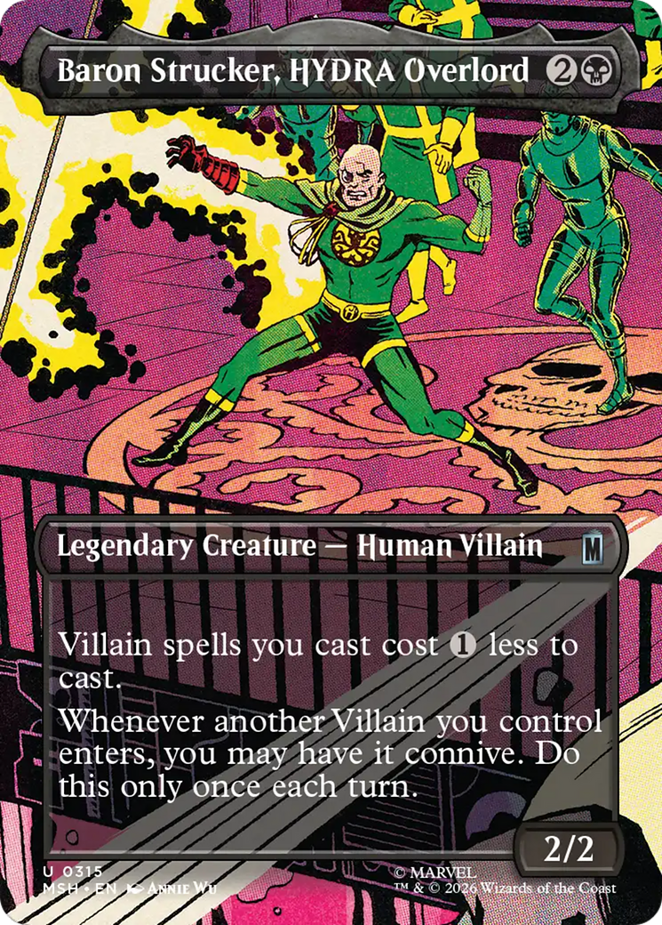 Baron Strucker, HYDRA Overlord (Borderless) (0315) [Marvel Super Heroes] | Exor Games Dartmouth