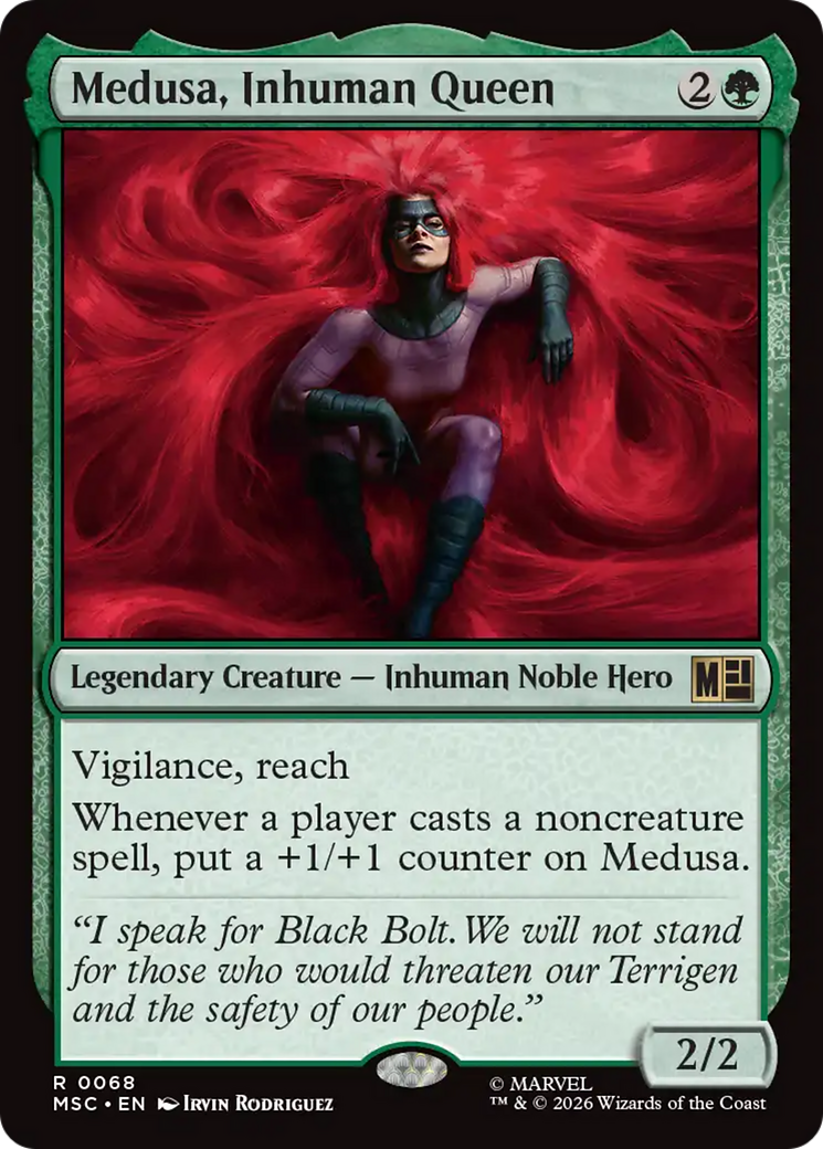 Medusa, Inhuman Queen (Surge Foil) [Marvel Super Heroes Commander] | Exor Games Dartmouth