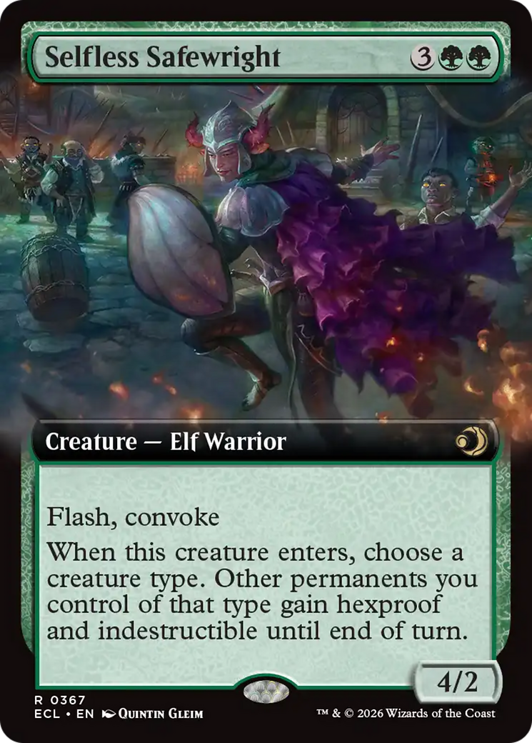 Selfless Safewright (Extended Art) [Lorwyn Eclipsed] | Exor Games Dartmouth