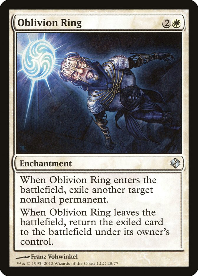Oblivion Ring [Duel Decks: Venser vs. Koth] | Exor Games Dartmouth